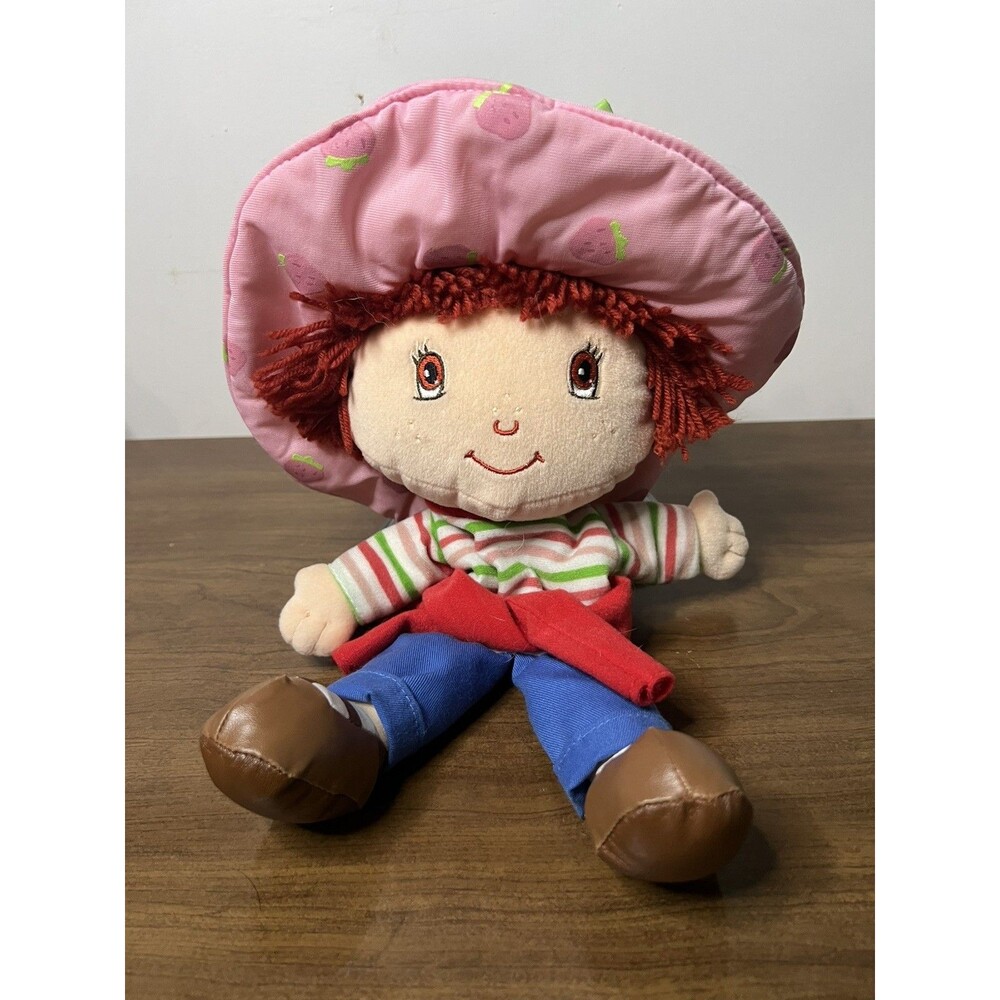 Vintage 2003 STRAWBERRY SHORTCAKE Full Body Stuffed Plush Hand Puppet Doll